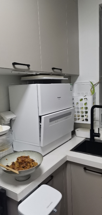 松下洗碗机台式二代全自动家用免安装小型台式独立5套高温杀菌独立加热烘干台面刷碗机NP-UW5HH1D晒单图
