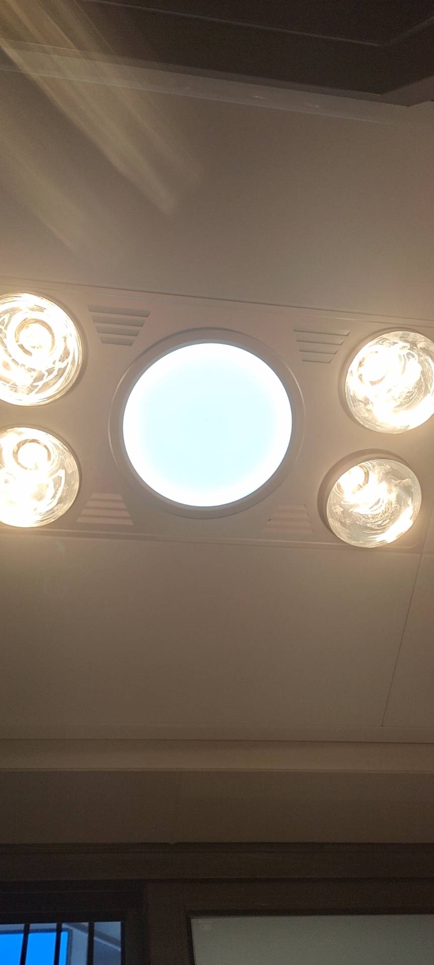 欧普照明(OPPLE) 灯暖浴霸 取暖换气照明三合一超薄 卫生间灯暖模块嵌入式超大四灯暖老式浴霸晒单图