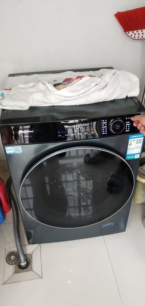海信洗衣机XQG100-BH1406YDIS花青黛晒单图