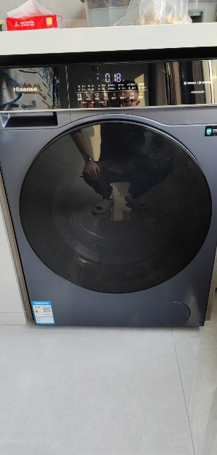 [官方自营]海信(Hisense)10公斤滚筒洗衣机洗烘一体机全自动 容量全时活水除菌超薄可嵌入HD100DSE12F晒单图
