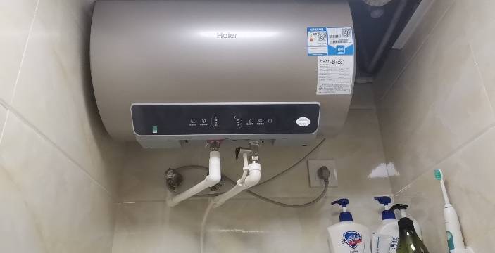海尔(Haier)50升电热水器 WIFI智控 2200W速热 增容水量APP预约洗浴EC5002-YG3(U1)晒单图