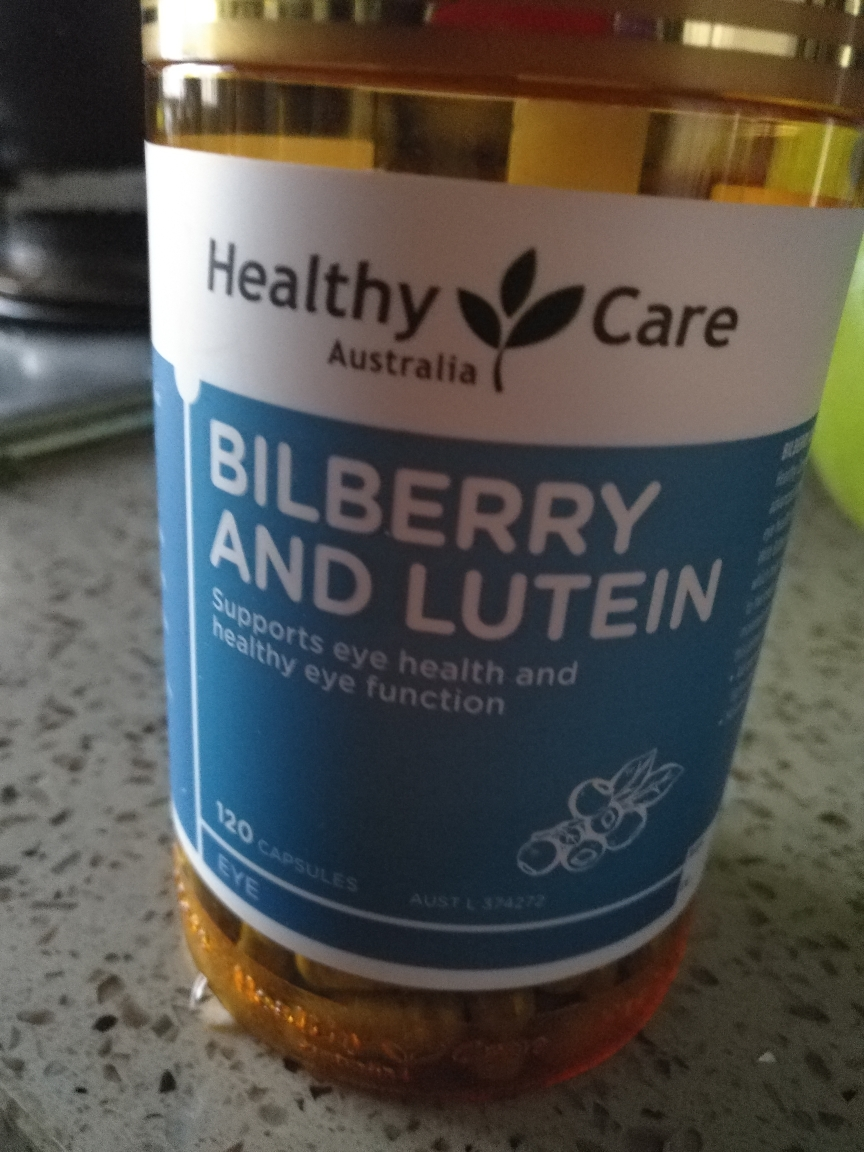Healthy Care越橘蓝莓护眼胶囊120粒/瓶装 澳洲进口 辅助保护视力 叶黄素晒单图