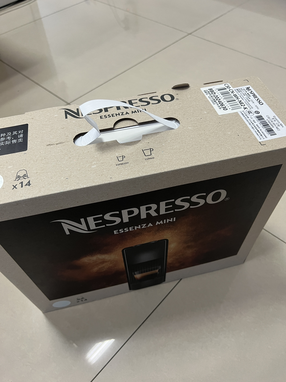 Nespresso 胶囊咖啡机 Essenza Mini C30 小型迷你意式进口全自动家用咖啡机晒单图