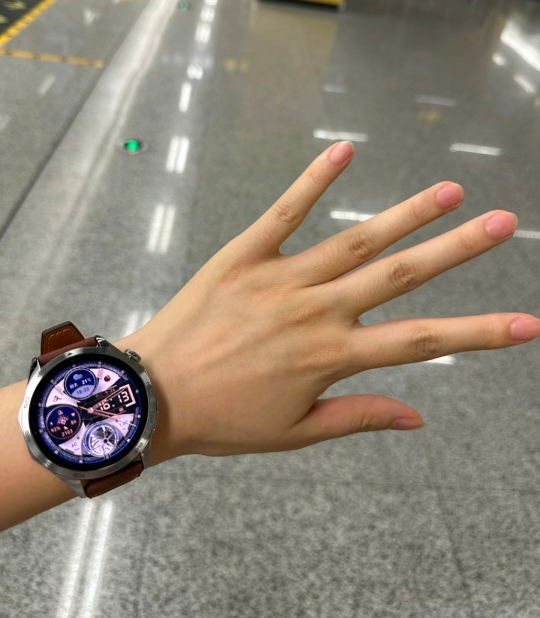 华为/HUAWEI WATCH GT 4 46mm 山茶棕 棕色真皮表带 智能手表 运动手表晒单图