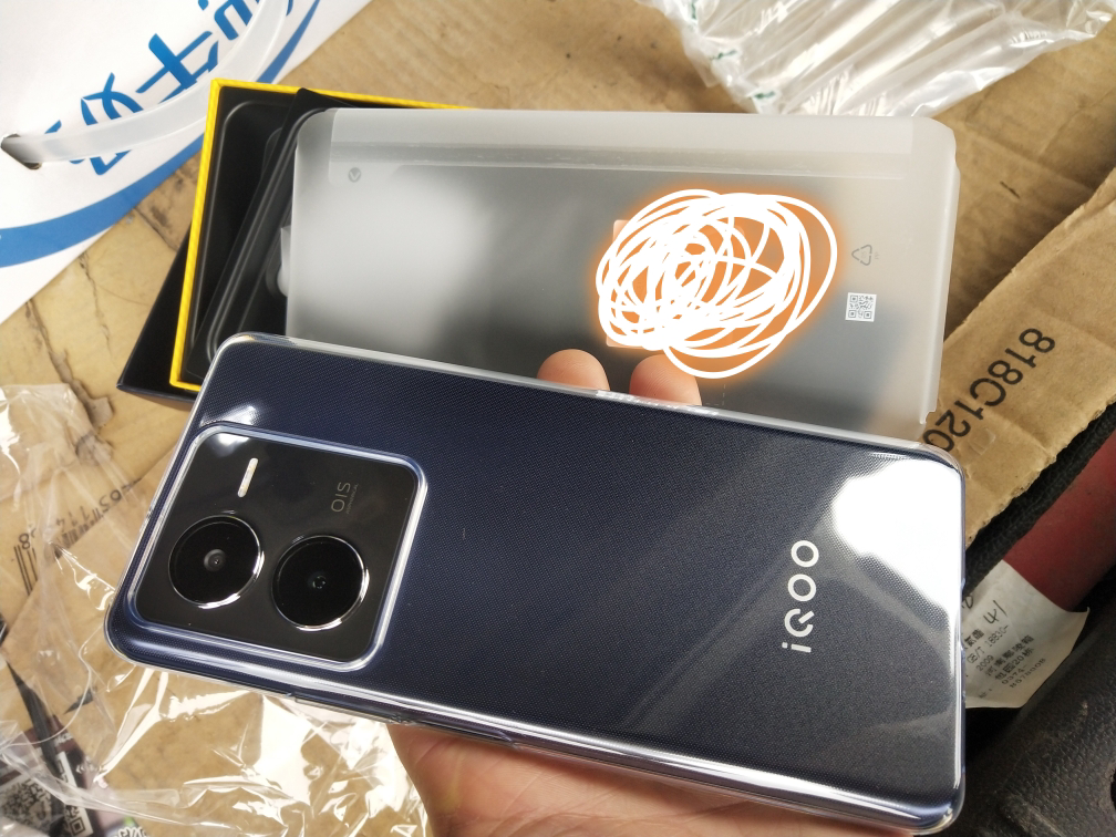 [原封]vivo iQOO Z8 12GB+512GB 曜夜黑 天玑8200芯 120W超快闪充 5000mAh超长续航 5G手机晒单图