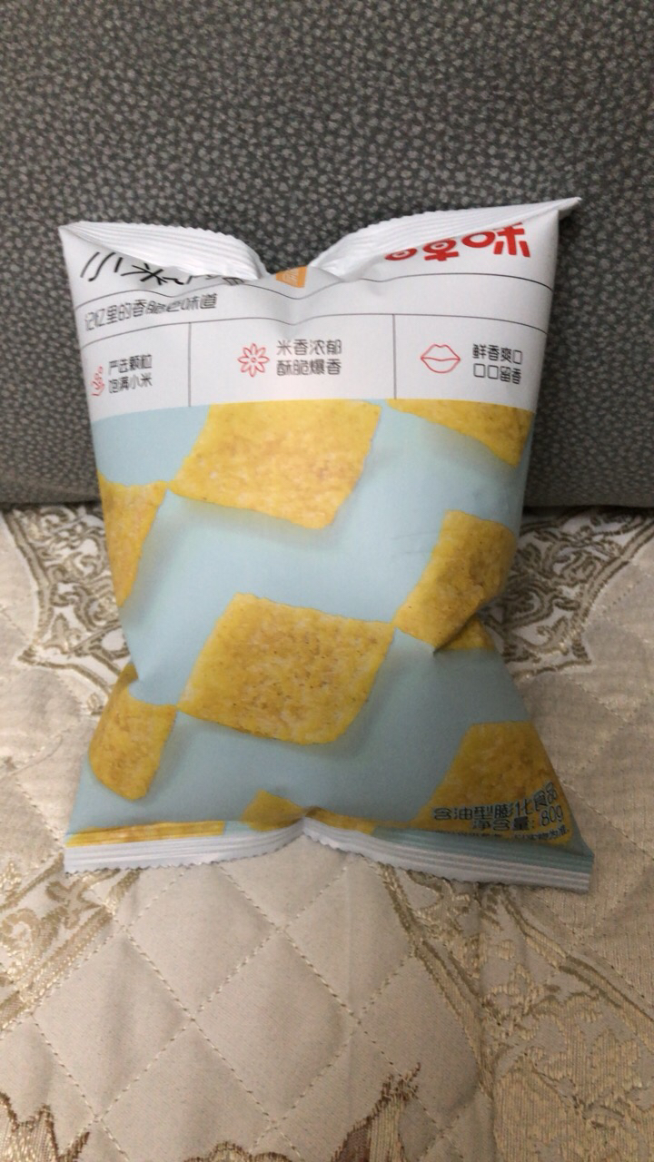 [69元任选]百草味 膨化食品 烧烤味小米锅巴 80g 休闲零食小吃香脆食品任选晒单图