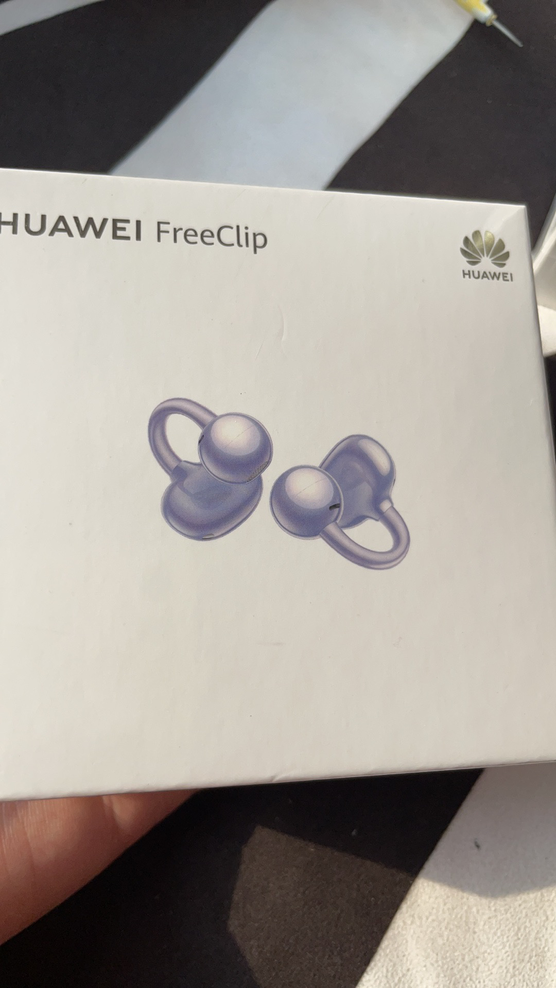 华为/HUAWEI FreeClip 耳夹耳机 开放式不入耳无线蓝牙耳机 稳固舒适佩戴 8小时连续播放 流光紫晒单图