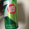 百事可乐 七喜柠檬味汽水细长易拉罐 330ml*6罐组晒单图