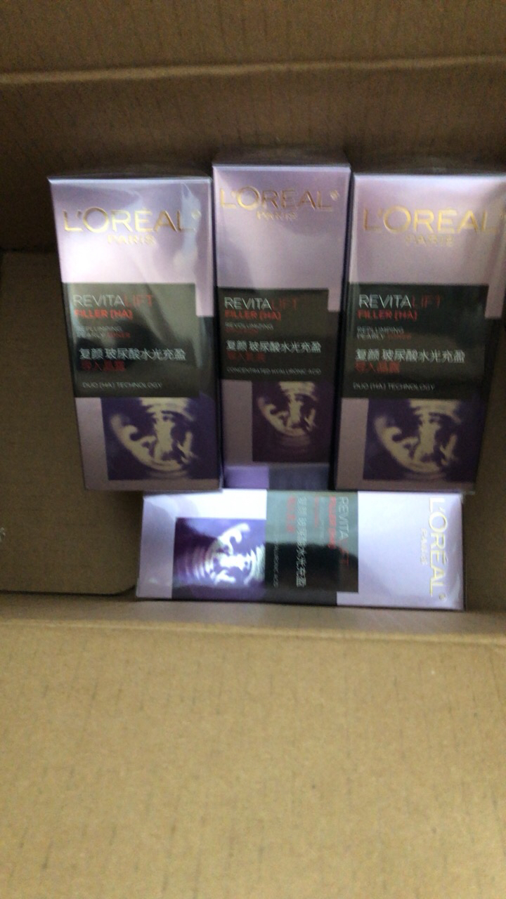 欧莱雅复颜玻尿酸水乳护肤套装礼盒面部抗老抗皱补水保湿淡化细纹紧致晒单图