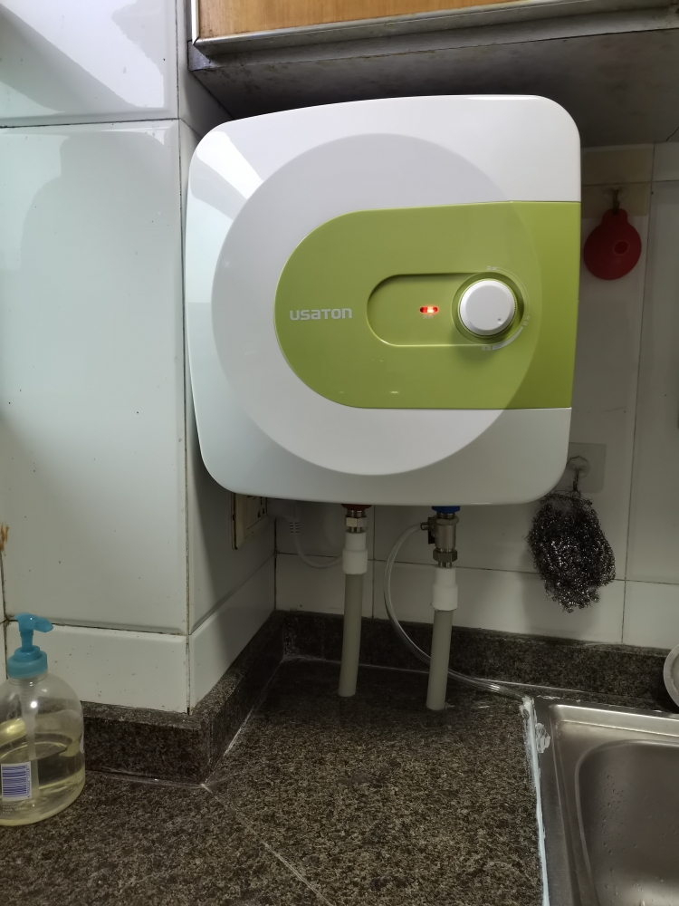 阿诗丹顿小厨房宝家用储水速热式11升小型电热水器厨房卫生间2000W一级能效高效节能高温抑菌厨宝下出水KX11晒单图