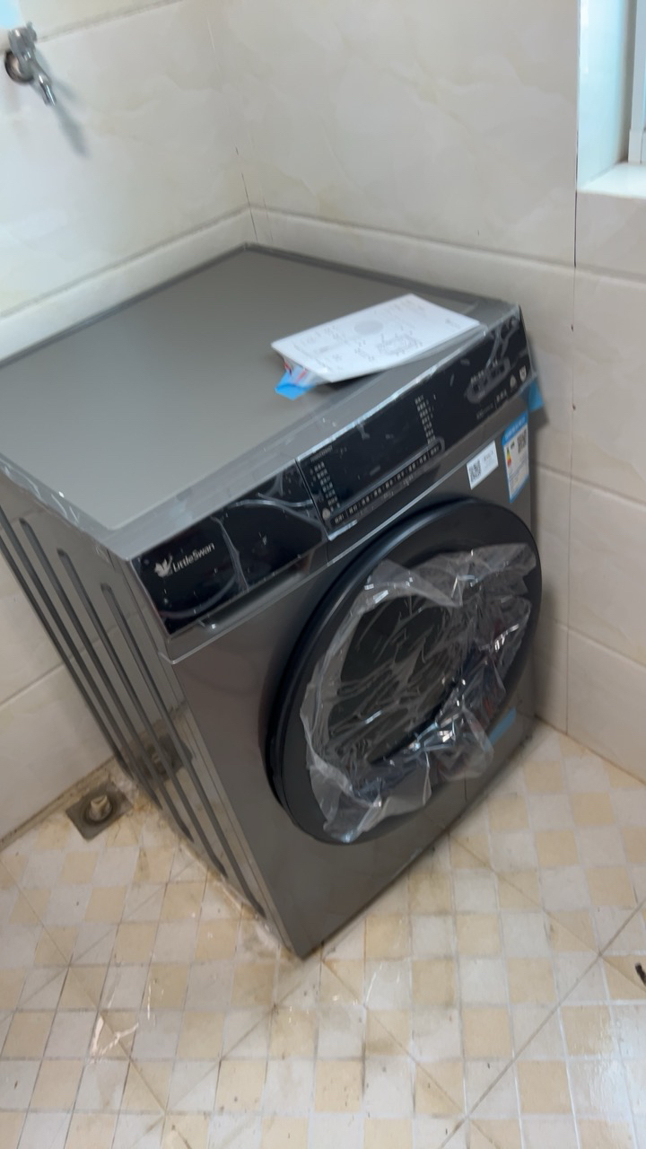 小天鹅(LittleSwan)洗衣机洗烘一体全自动 10公斤滚筒洗衣机家用带烘干 祛味空气洗 TD100VC62WADY晒单图