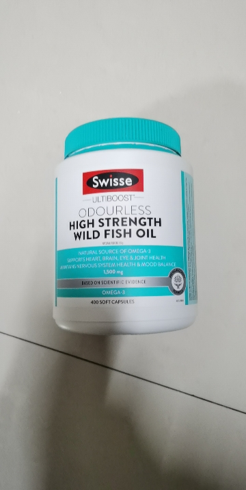 Swisse 野生鱼油软胶囊 1500mg 400粒 1瓶装 高浓度深海无腥味鱼油/深海鱼油 搭配卵磷脂 澳洲进口晒单图