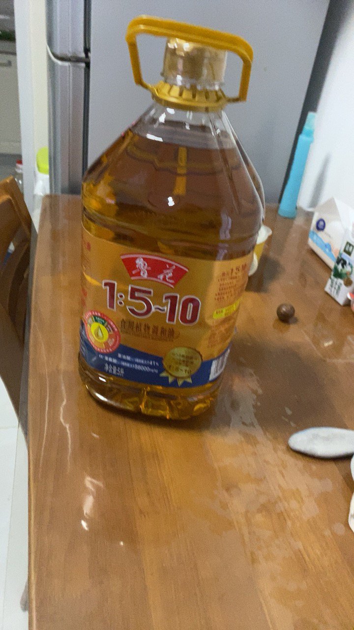 鲁花 1:5-10食用植物调和油5L大桶食用油家用晒单图