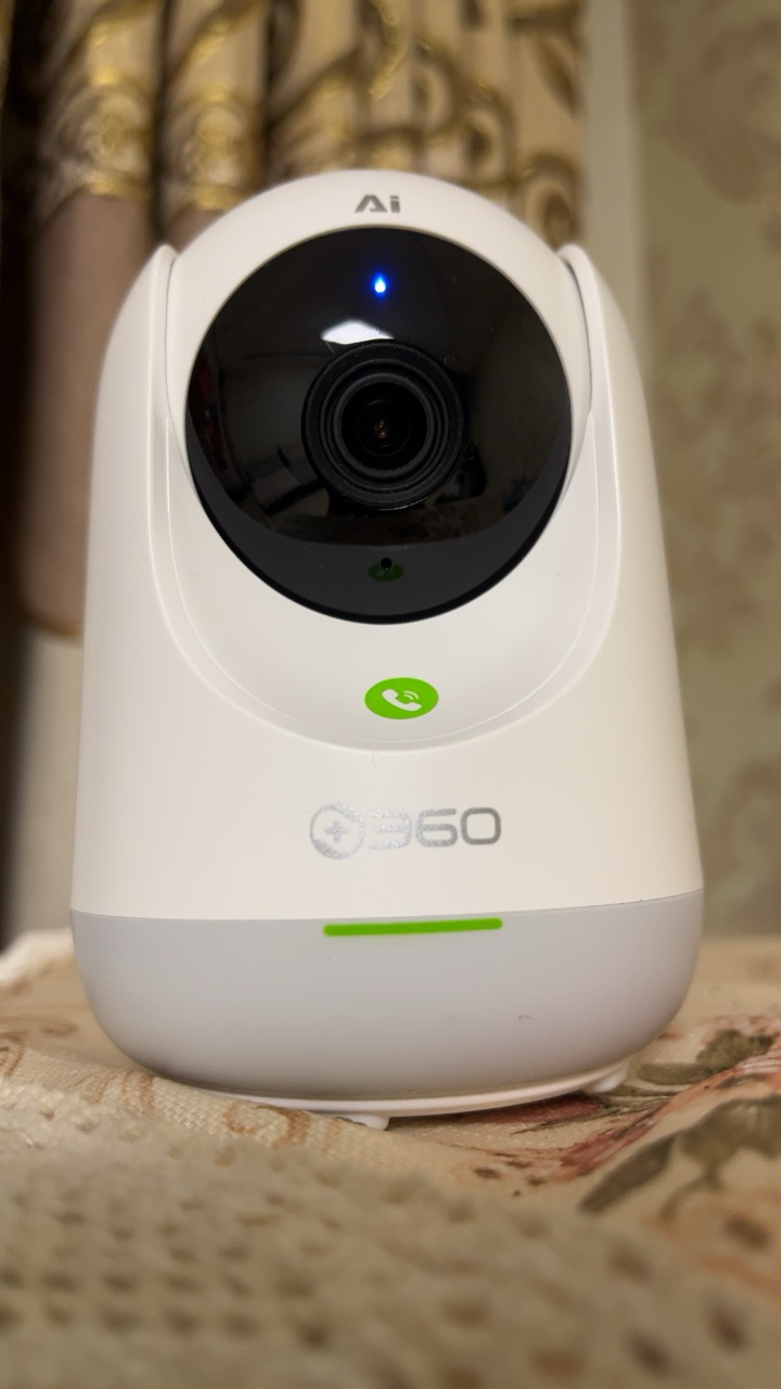 360摄像头8Pro 500万像素微光全彩AI人形侦测手机查看双频WiFi婴儿看护器[500W真Ai](128G)+上墙晒单图