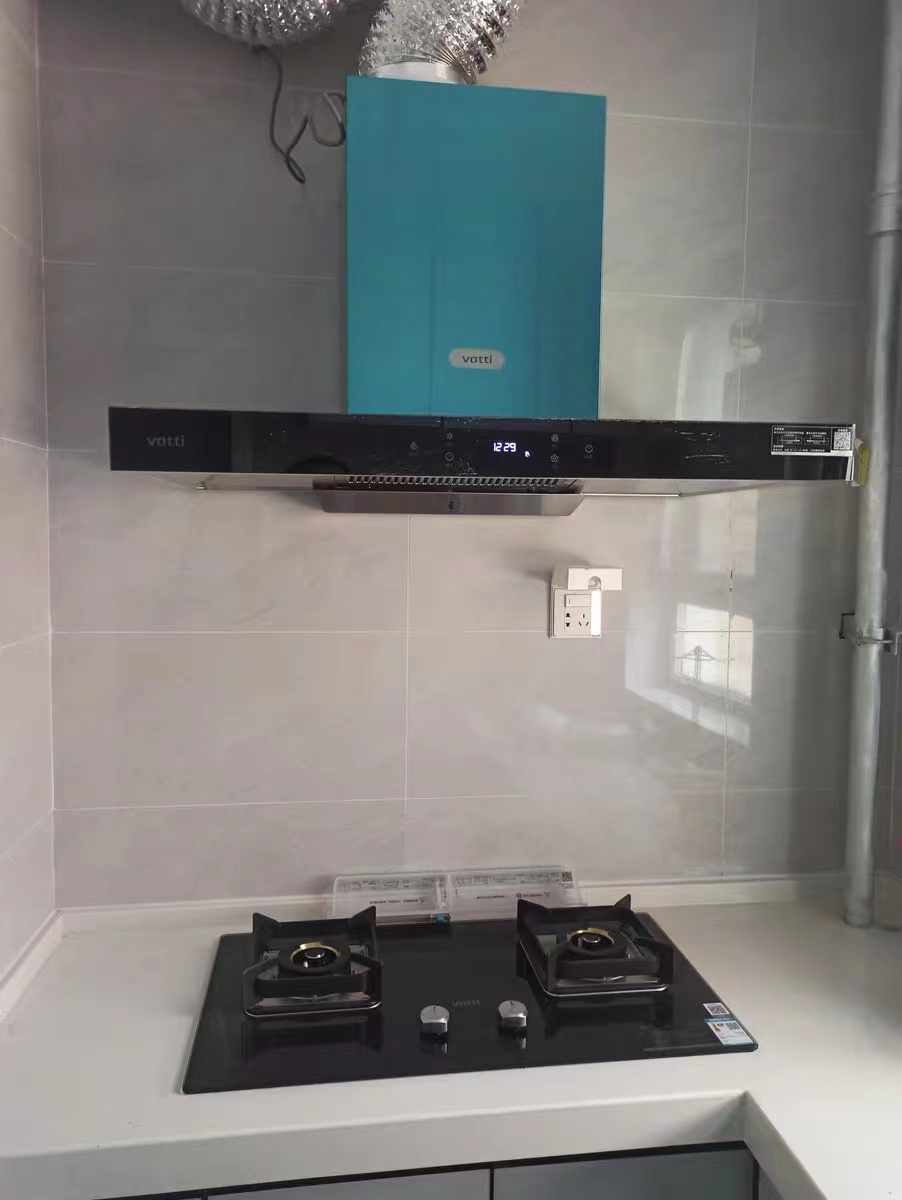 华帝(Vatti)烟灶套餐欧式油烟机灶具套餐烟灶套装厨电套装21m³大吸力自动洗吸烟机灶具套装i11195+73B天然气晒单图