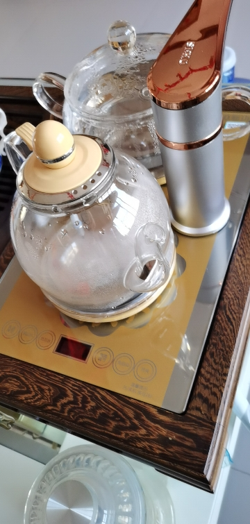 SEKO新功F99 全自动上水电热水壶茶具套装家用茶艺炉玻璃煮茶器37*23晒单图