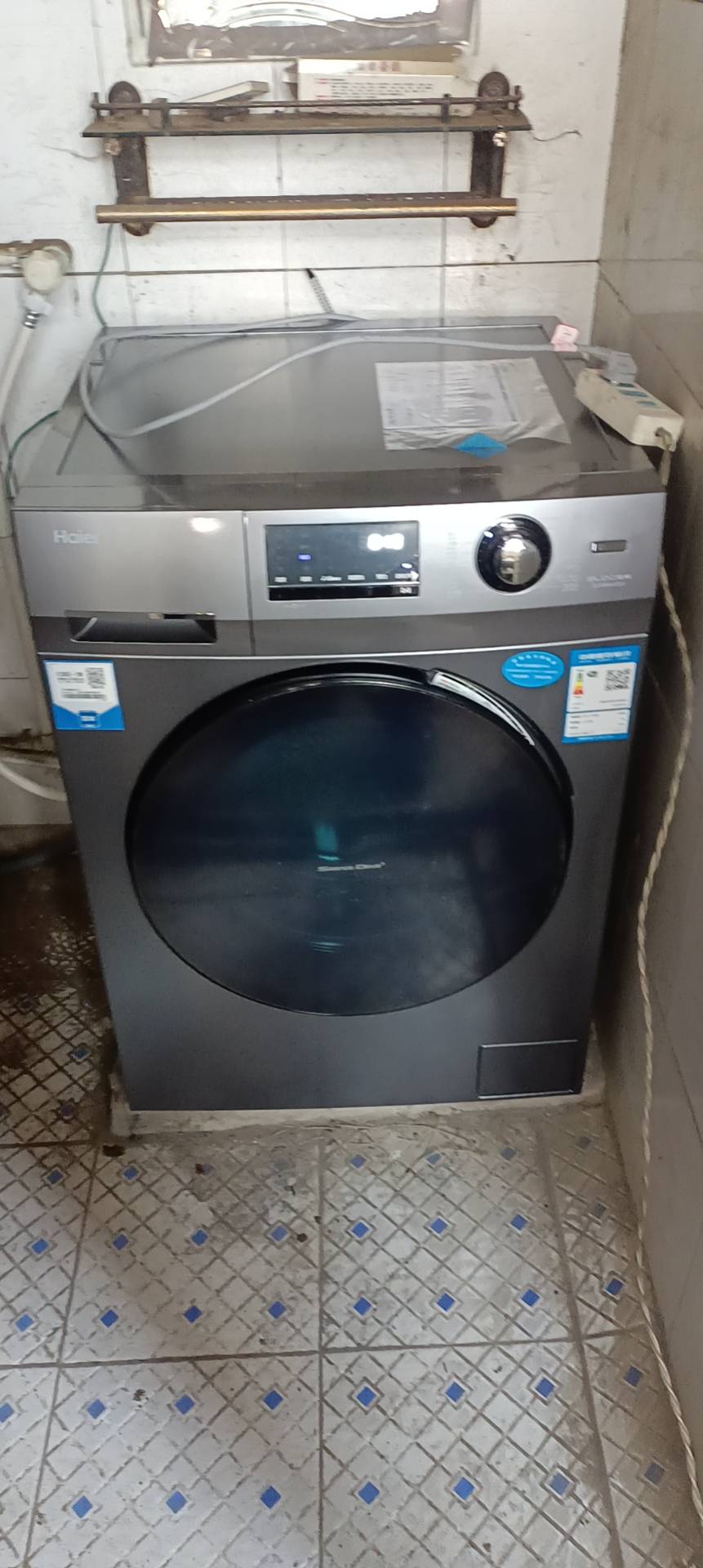 海尔10公斤滚筒洗衣机全自动家用变频大容量除菌螨EG100MATE2S晒单图