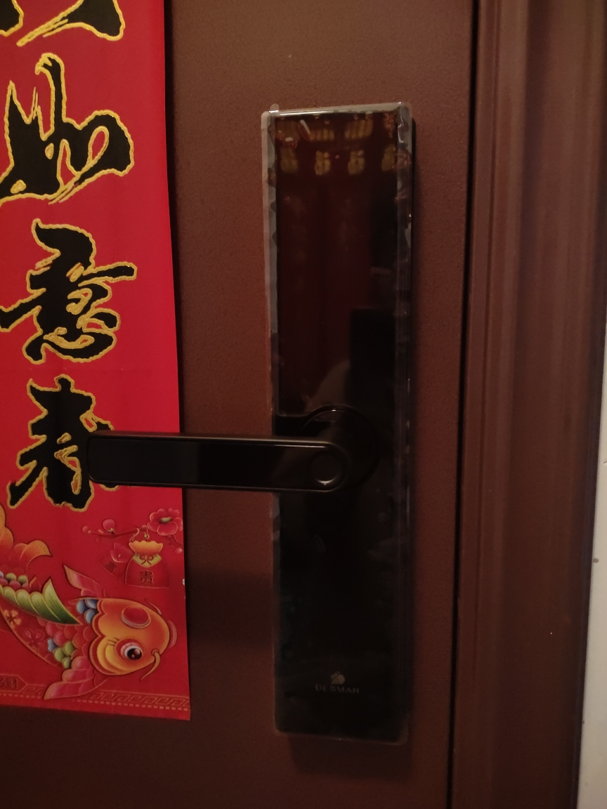 德施曼指纹锁智能门锁 小嘀指纹密码锁 电子锁家用防盗门锁密码锁APP智联C级锁芯 V7晒单图