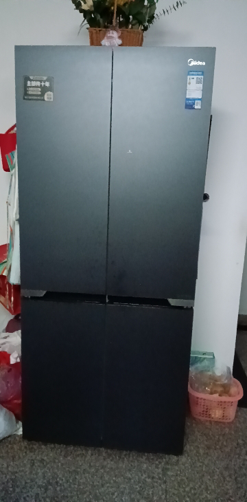美的冰箱BCD-521WSGPZM墨兰灰-微澜晒单图