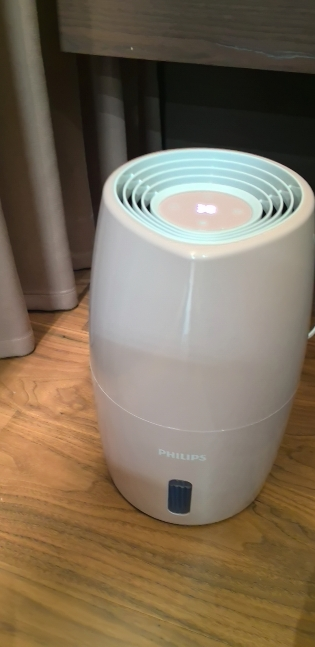 飞利浦(Philips) 智能加湿器无雾加湿器低噪无菌补水母婴健康家用卧室办公室恒湿数显HU2716/00晒单图