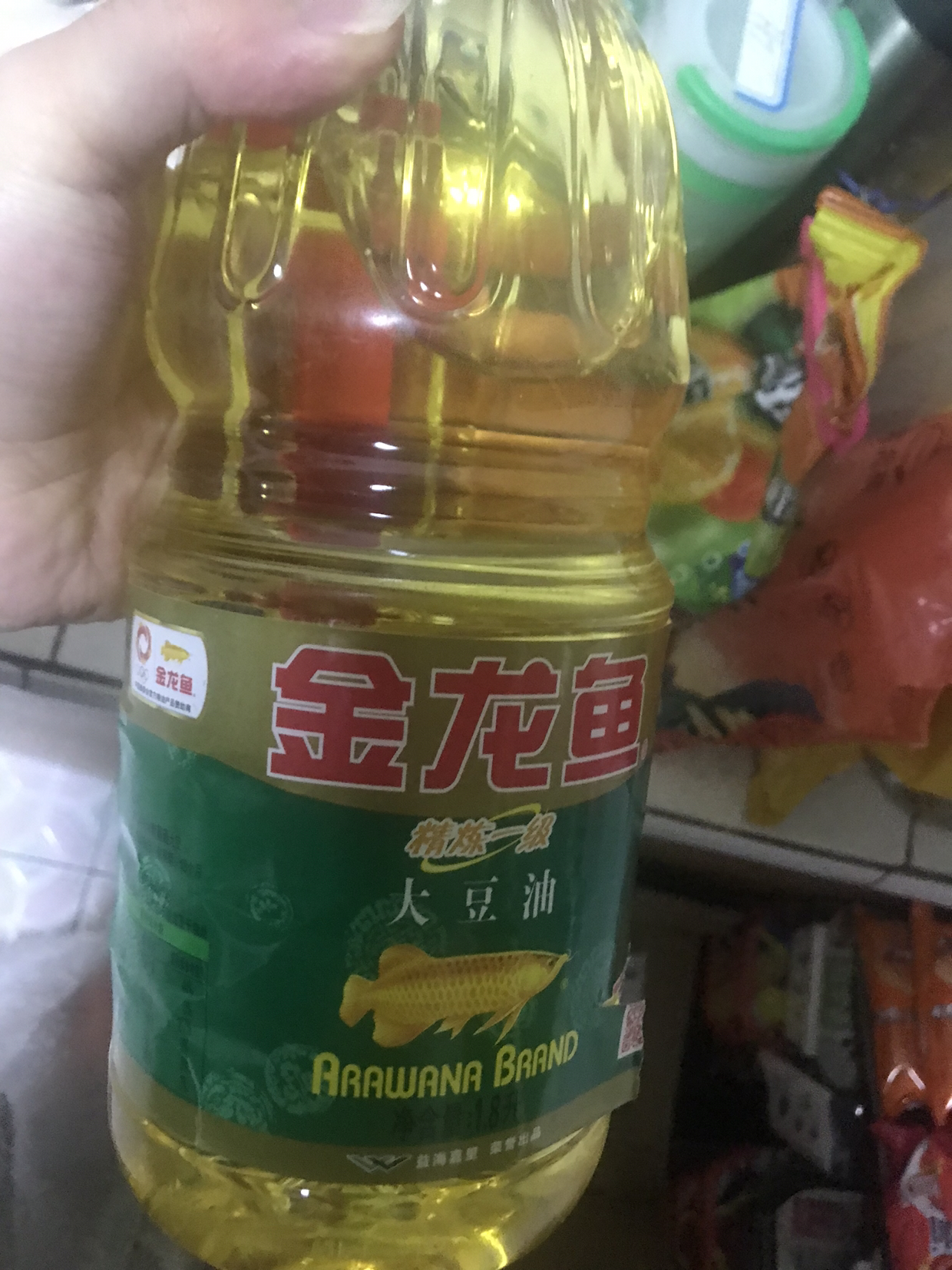 金龙鱼精炼一级大豆油1.8L晒单图