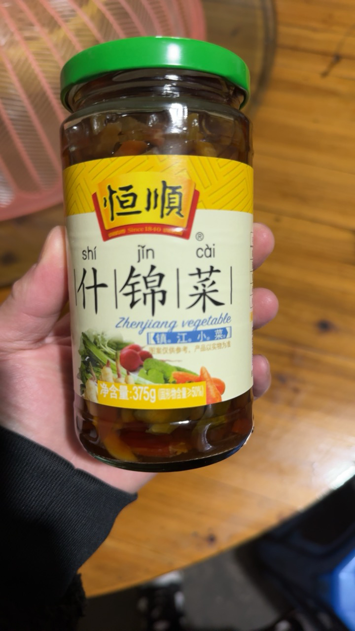 [中华特色]镇江馆 恒顺什锦菜375g 酱菜咸菜 腌制泡菜 下饭小菜榨菜 镇江特产拌饭菜 华东晒单图