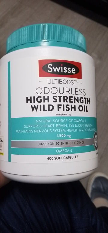 Swisse 野生鱼油软胶囊 1500mg 400粒 1瓶装 高浓度深海无腥味鱼油/深海鱼油 搭配卵磷脂 澳洲进口晒单图