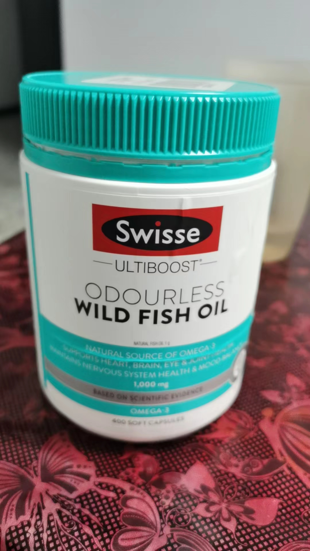 [送父母长辈]Swisse斯维诗 无腥味野生鱼油 1000毫克 400粒/罐 澳洲进口 深海鱼油晒单图