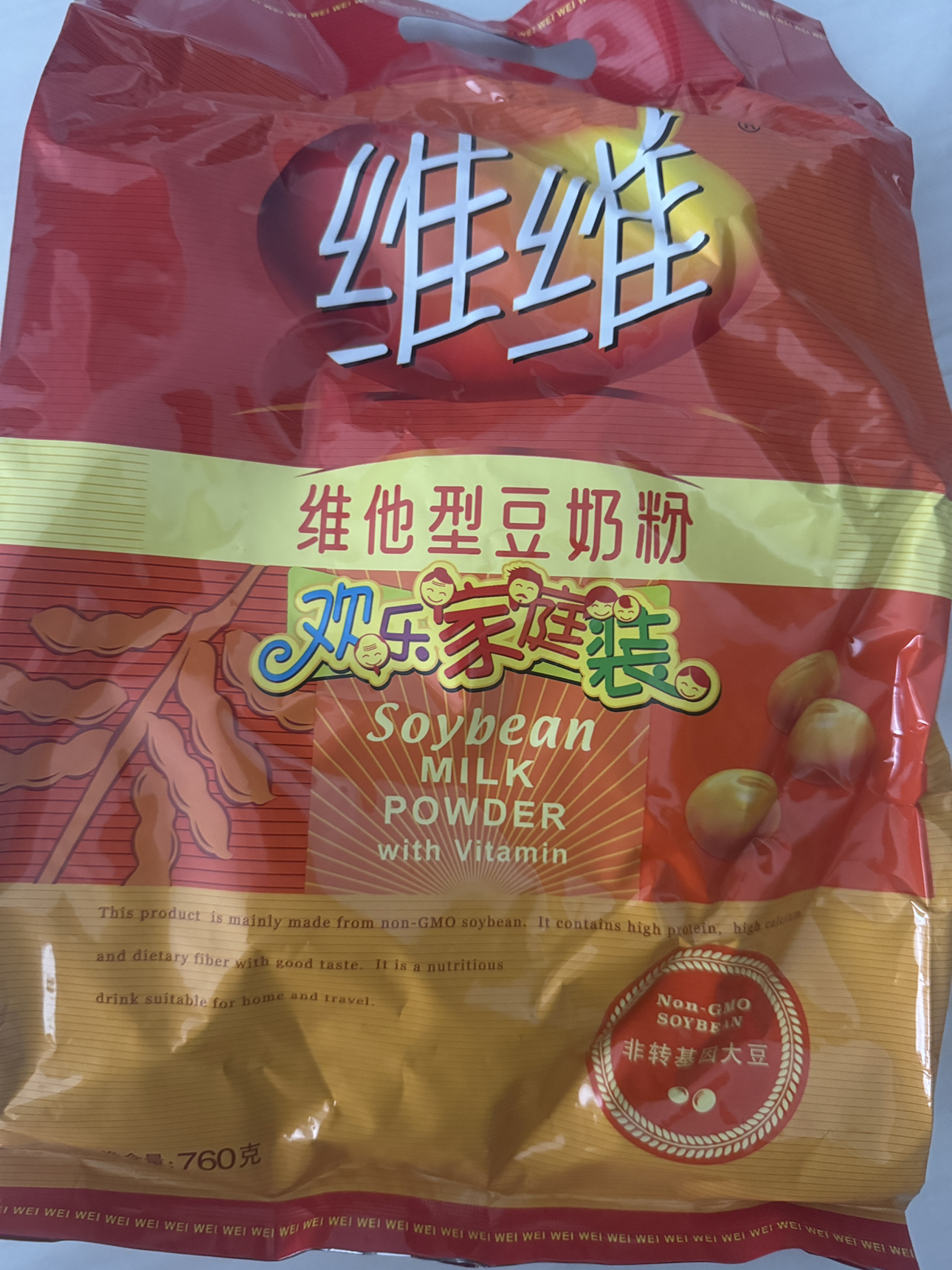 维维 维他豆奶粉760g -单包晒单图