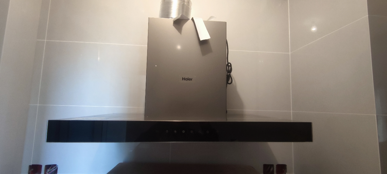 海尔(Haier)抽油烟机21大吸力 420pa大风压 高频自旋洗 挥手控制 欧式吸油烟机E900T11晒单图