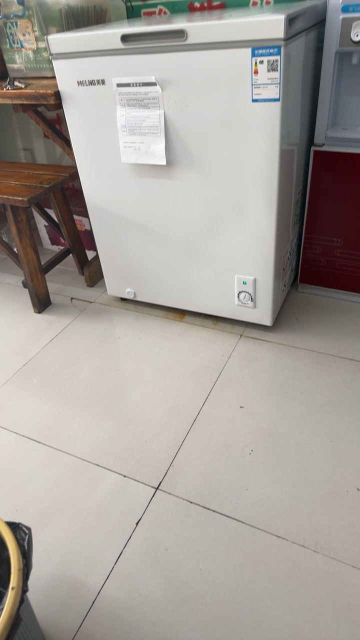 美菱(MELING)141升 卧式冷柜 家用单温小冰柜 冷藏冷冻转换保鲜柜 一级节能 BC/BD-141DT晒单图