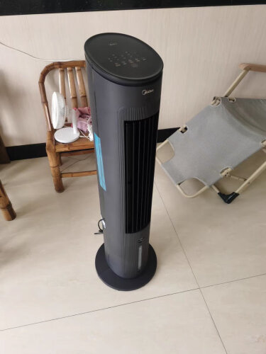美的(Midea)空调扇家用冷风扇负离子净化加湿冷风机WiFI智能遥控制冷水冷塔扇AAF10MRB 黑色晒单图