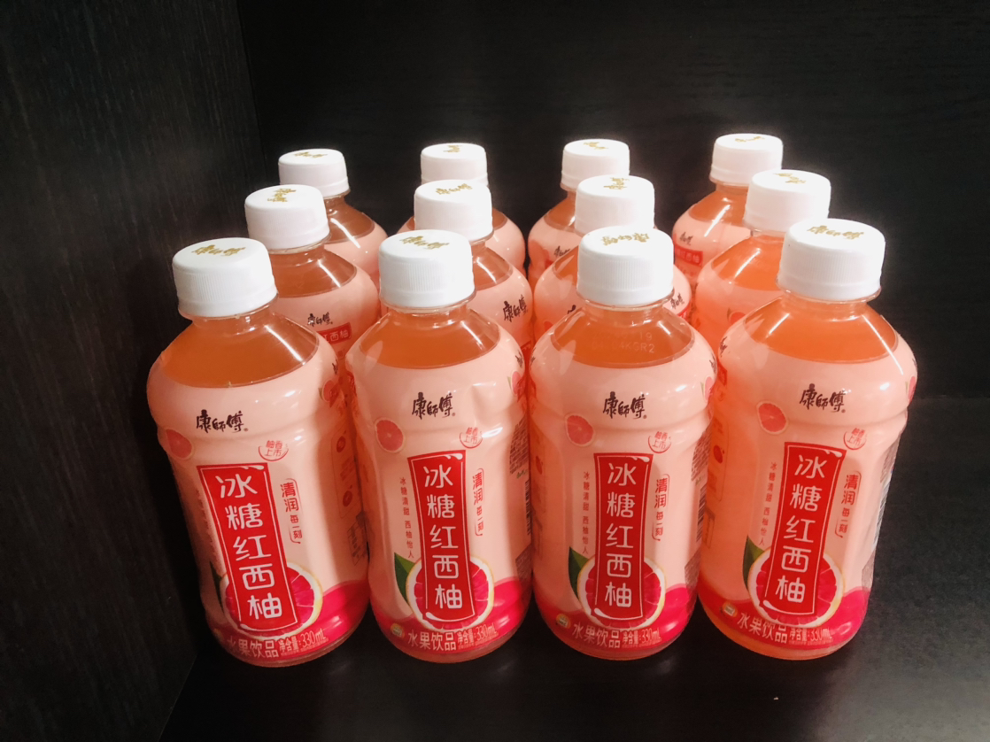 康师傅冰糖红西柚330ml*12瓶晒单图