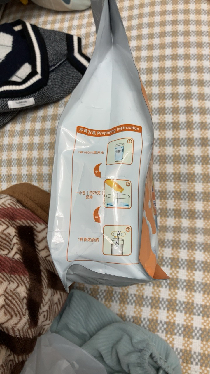 蒙牛全脂高钙奶粉400g袋装全家营养独立小包装[2024.10起到期]晒单图