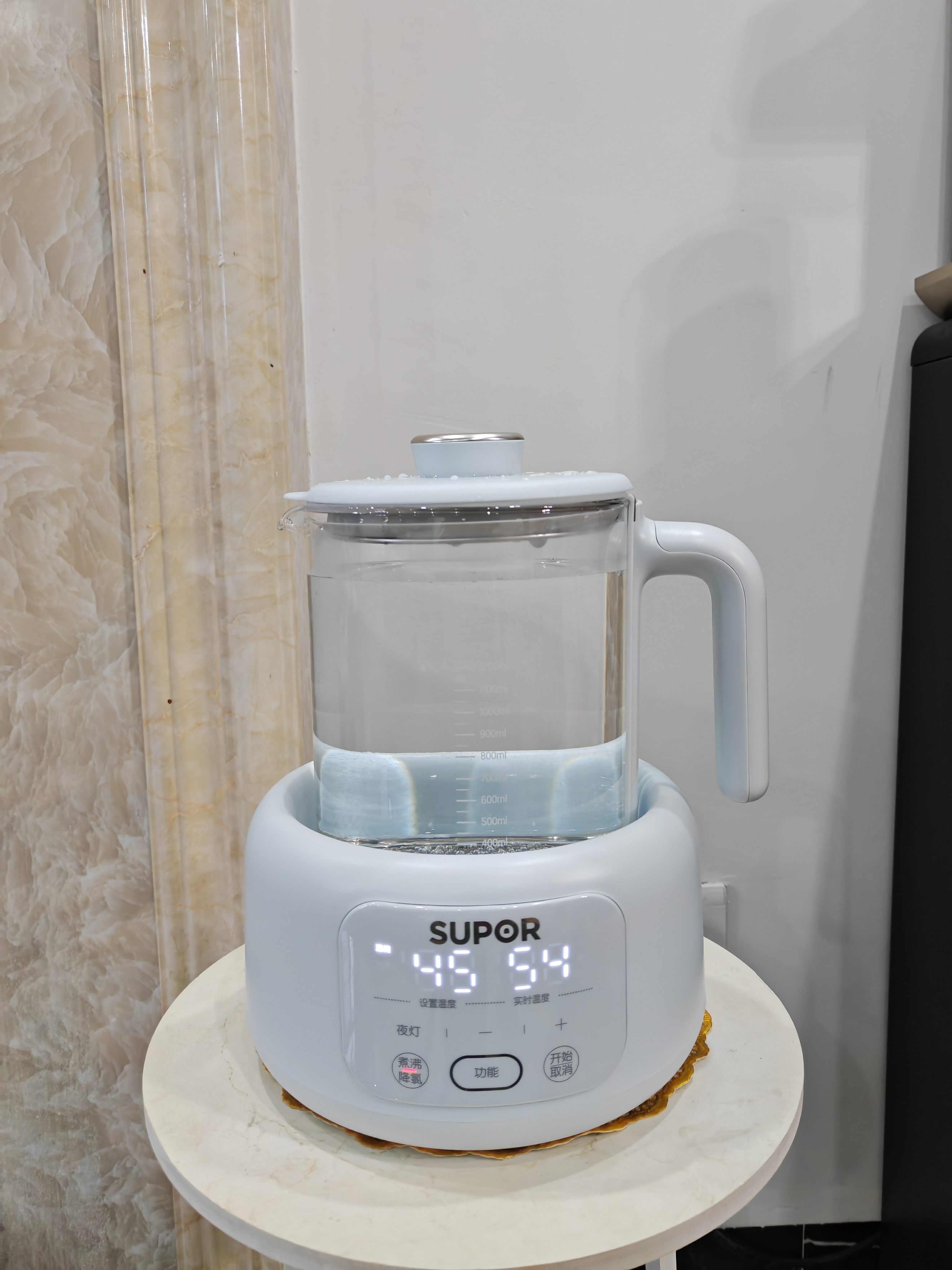 苏泊尔恒温水壶调奶器1.2L全自动泡奶粉婴儿热水壶泡夜奶家用养生壶BW07晒单图