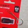 闪迪(Sandisk)64GB U盘 酷刃 CZ50 USB2.0 黑红色晒单图