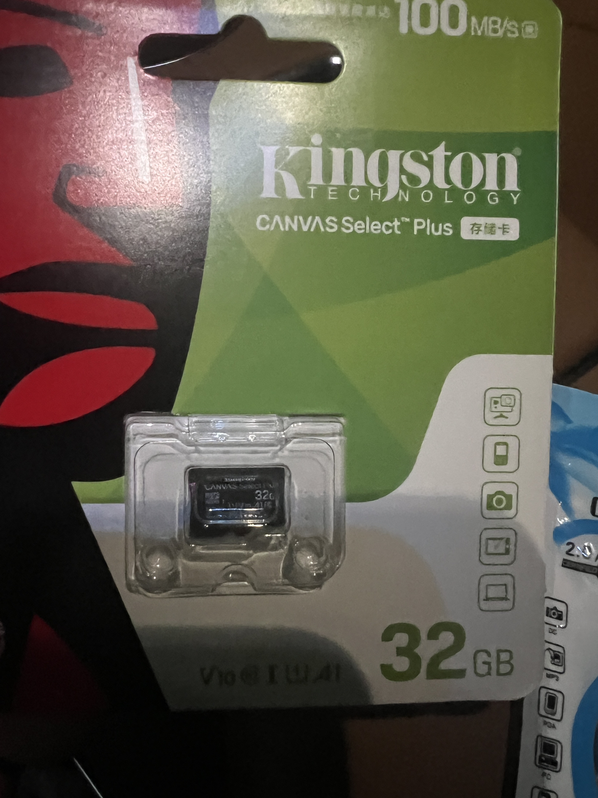 金士顿(Kingston)32GB TF卡手机内存卡 读100MB/s存储卡 V10 U1 A1 Micro SD卡晒单图