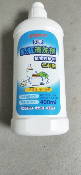 贝亲(PIGEON)奶瓶清洁剂400ML MA26晒单图