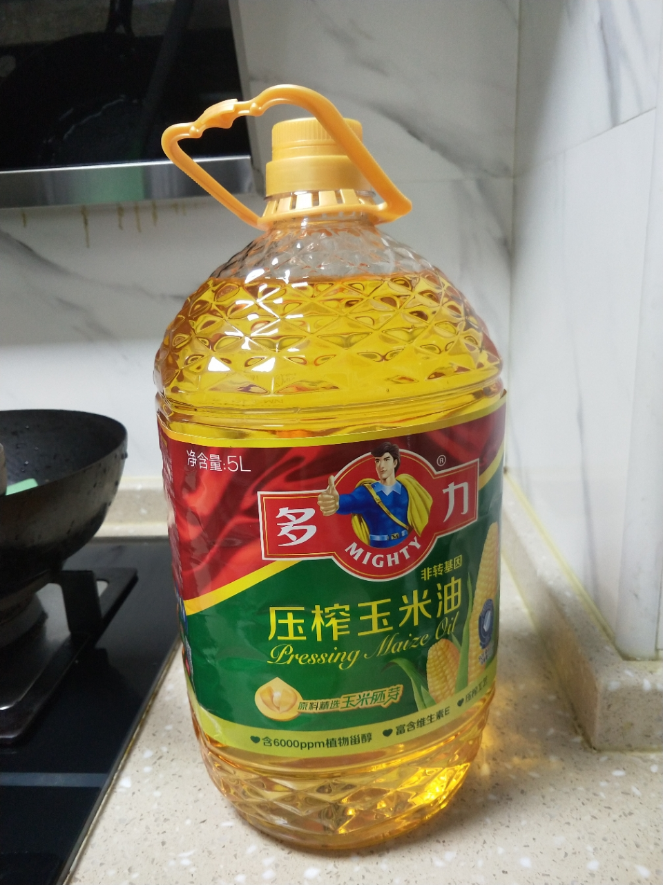 多力多力压榨玉米油 5L非转基因食用油晒单图