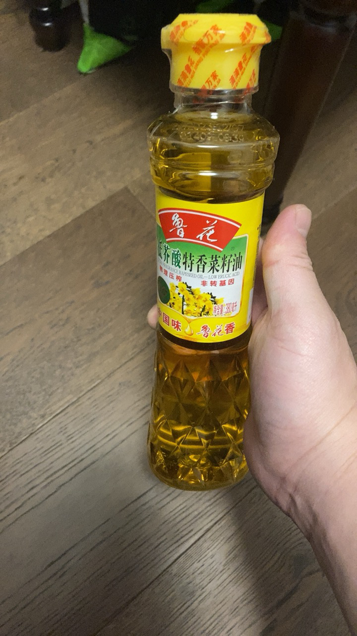 鲁花DS低芥酸特香菜籽油380ml晒单图