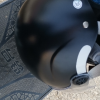 A3新国标3C认证电动摩托车头盔电瓶车头盔男女士夏季防晒冬季安全帽四季通用3C认证-黑色[短透明]晒单图