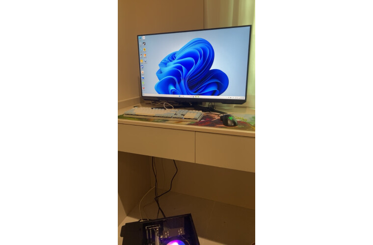 AOC Q24E11 23.8英寸2K高清IPS技术窄边框HDMI+DP接口低蓝光不闪家用办公液晶显示屏 Q24E11 100Hz高刷晒单图