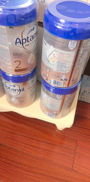 爱他美(Aptamil)白金德文版HMO 婴儿配方营养奶粉2段(6-12个月) 800g 德爱白金*6罐晒单图