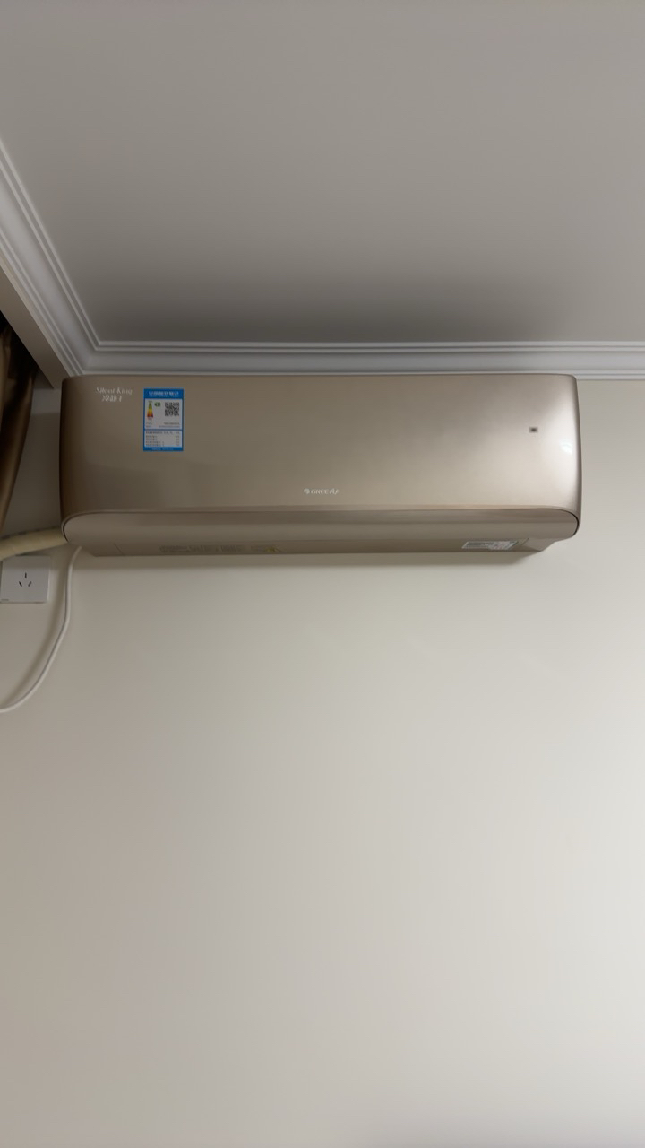 格力(GREE)挂机空调 冷静王 变频冷暖1.5匹新一级能效壁挂式 WIFI卧室家用360°大导风板晒单图