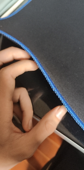 金顺意游戏鼠标垫超大号加厚锁边定制可爱卡通电脑定做鼠标垫男办公桌垫[默认发大号蓝边40*90*0.2CM]晒单图