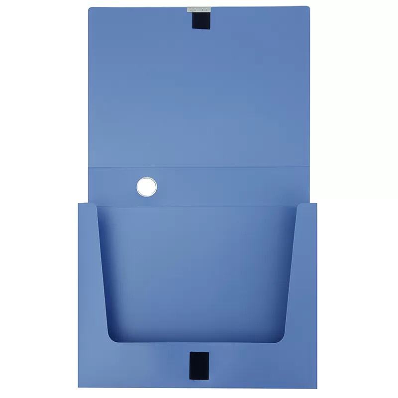广博A8010 A4/5.5cm档案盒 蓝色5册 资料盒 文件盒 塑料收纳盒子 整理盒 办公用品 文件整理档案盒晒单图