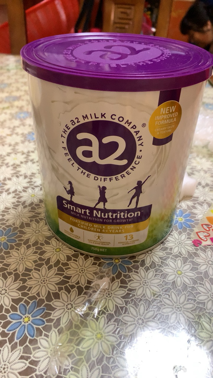 澳洲直邮 A2 小安素 儿童成长营养奶粉 750g 1罐装 新西兰原装进口 含13种维生素矿物质 配方奶粉晒单图