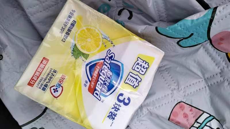 舒肤佳香皂 柠檬清新3块皂 洗去99.9%细菌 洗澡沐浴皂肥皂 新旧包装随机晒单图