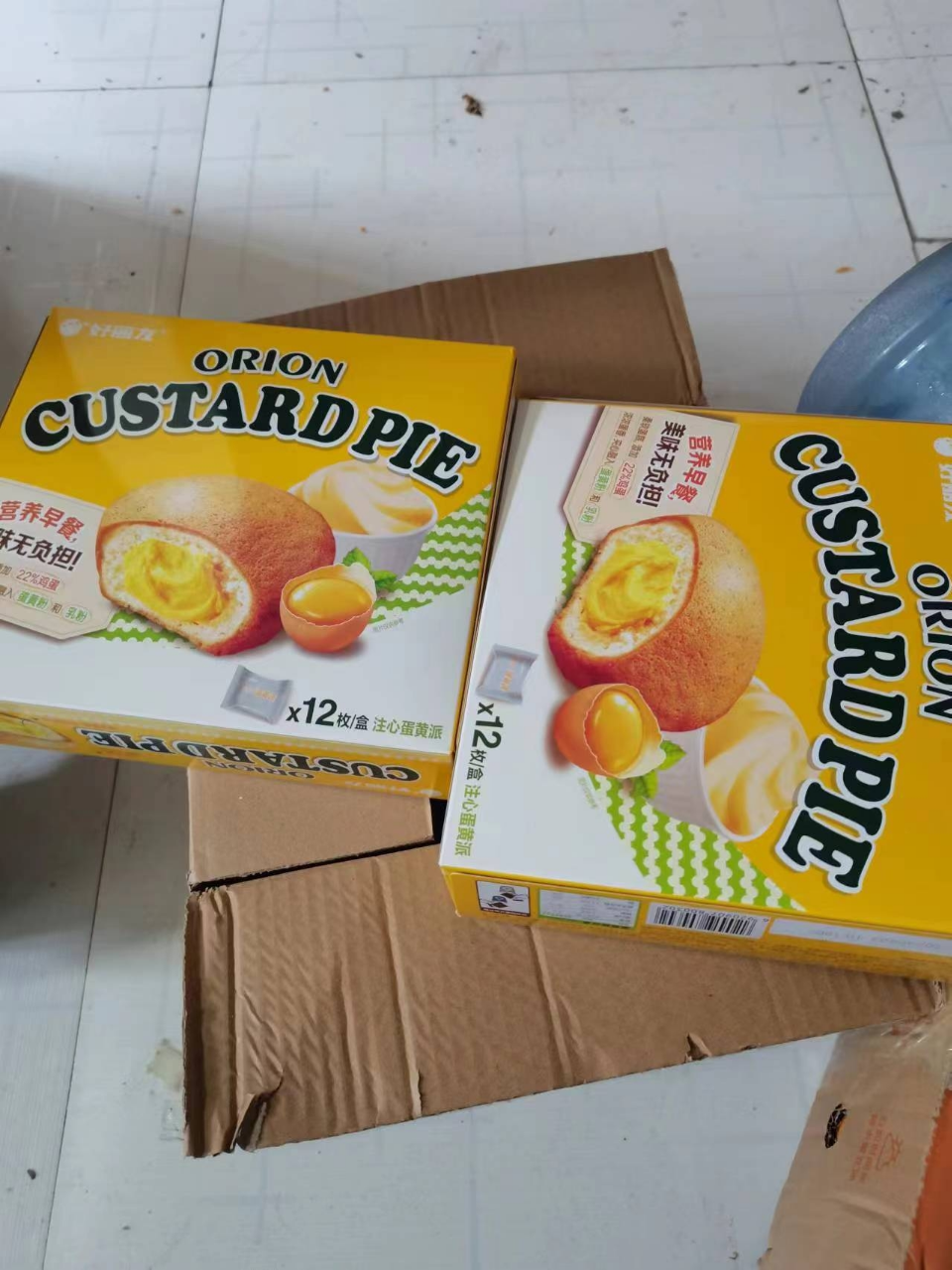 好丽友蛋糕派休闲零食早餐茶点西式糕点面包 12枚 蛋黄派 -单盒*2晒单图