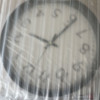 钟表客厅创意时尚家用纳丽雅免打孔时钟现代简约卧室 电子石英钟 经典黑 10英寸(直径25.5厘米)晒单图